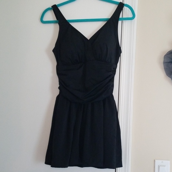 qvc denim and company swimsuits